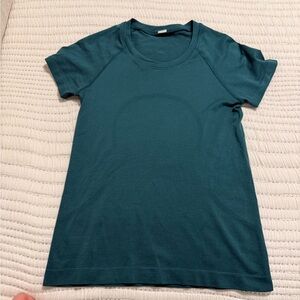 lululemon athletica Deep Teal Short Sleeve Tee